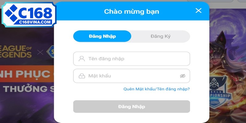 Người chơi cần cung cấp các thông tin có liên quan một cách chính xác 